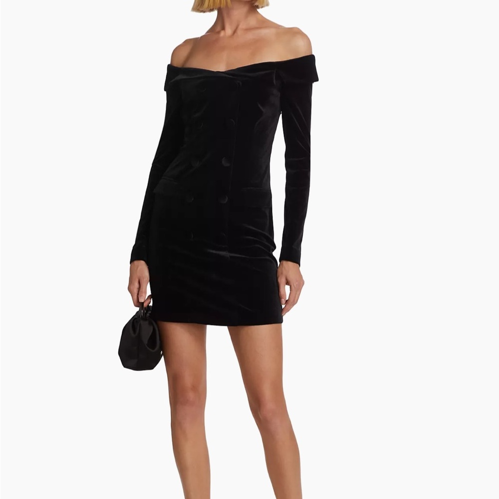 NWT Lagence Velvet Jacket Dress